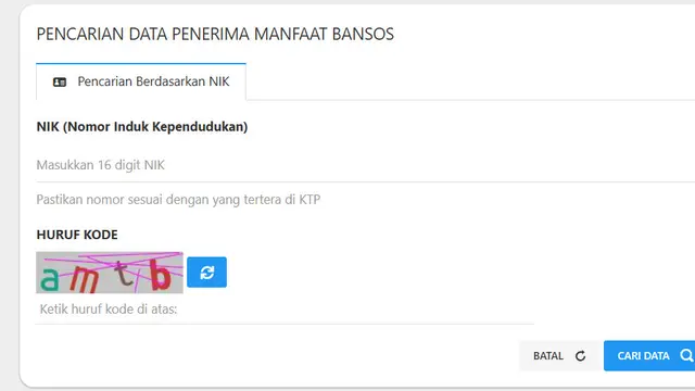 Cek Fakta Liputan6.com menemukan cara cek desil Bansos Kermensos