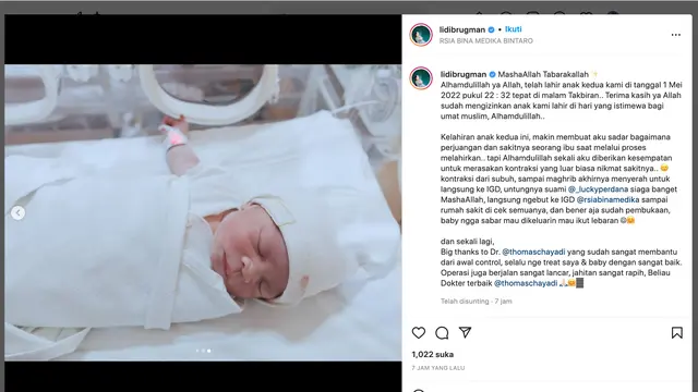 Unggahan Lidi Brugman.