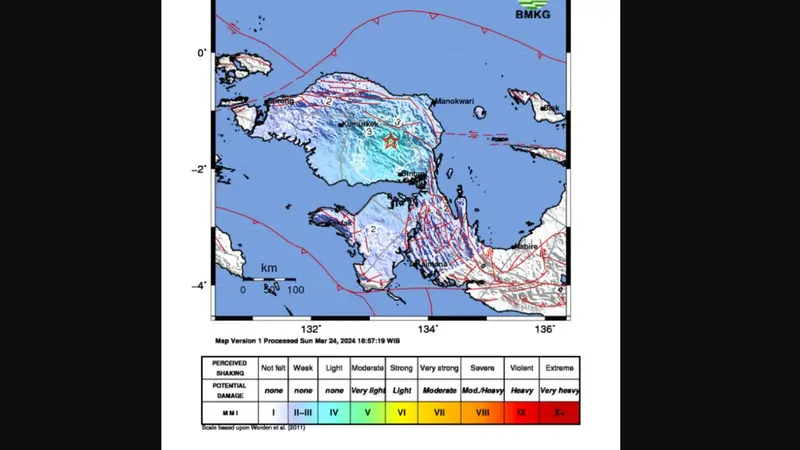Pada akhir pekan, Minggu (24/3/2024) Indonesia kembali digetarkan gempa. Hingga pukul 20.15 WIB, ada lima kali gempa hari ini terjadi di Bumi Pertiwi.