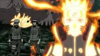 Anime Naruto Shippuden kini sudah mencapai episode 374 dengan suguhan kekuatan baru dari tiga ninja utama di tim 7.