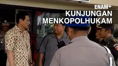 Pasca kejadian bom bunuh diri di halaman Polresta Surakarta, Menkopolhukam Luhut Binsar Panjaitan pagi ini melakukan kunjungan ke tempat kejadian perkara