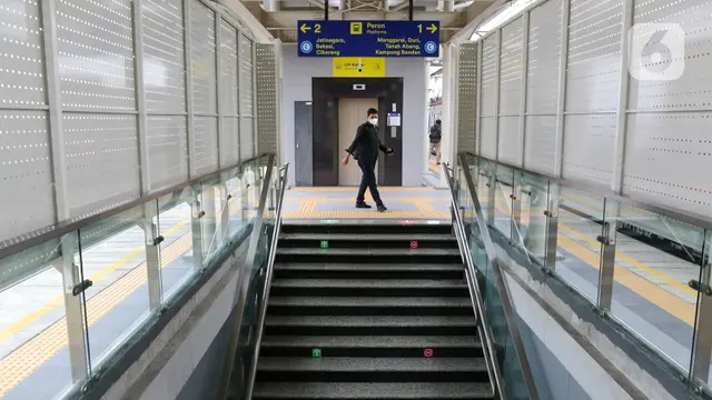 uji coba pengoperasian Stasiun Matraman