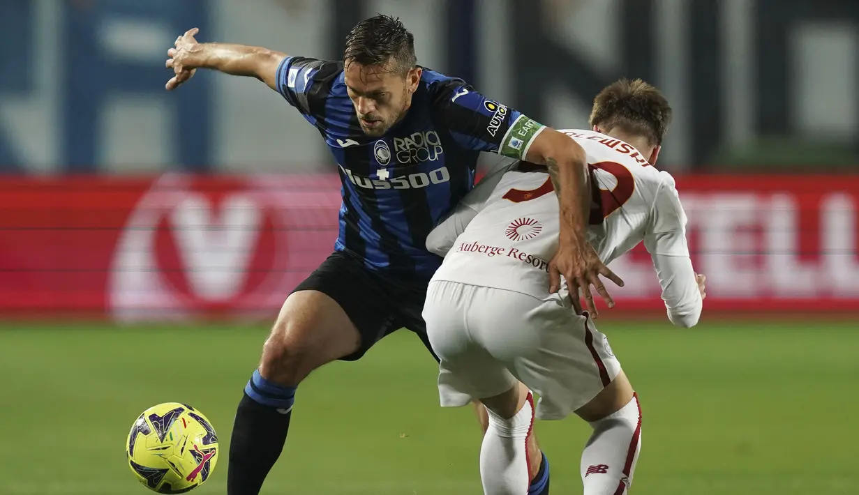 Foto: Tiket Liga Champions AS Roma Tertahan di Markas Atalanta setelah ...