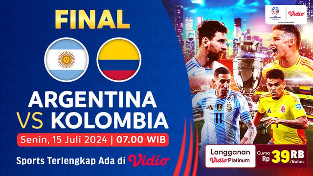 Final Copa America: Argentina Vs Kolombia