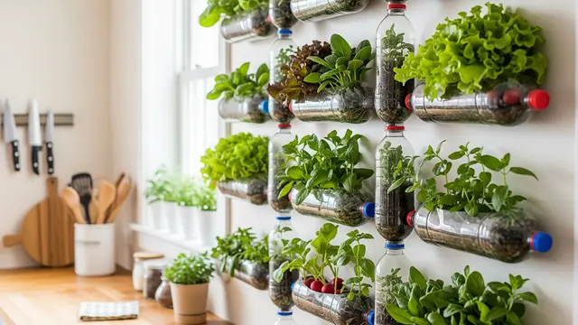 Kebun Botol di Dapur