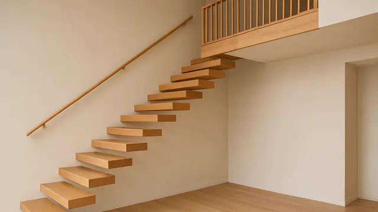 Desain Tangga untuk Kamar Mezzanine yang Unik dan Tampak Estetik