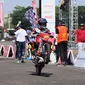 Pembalap Honda AIM IRM Mafil Muhammad Rifly Ahsari menjuarai race 1 dan 2 kelas HDC 2 Honda Dream Cup di Makassar, Sulawesi Selatan, Minggu (27/10/2019). (foto: honda)