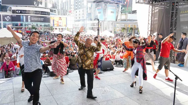 Poco-Poco massal. (Dokumentasi KJRI Toronto)