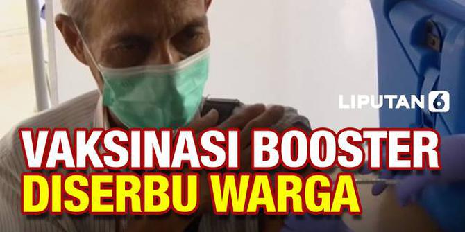 VIDEO: Suasana Hari Pertama Program Vaksinasi Booster di Jakarta