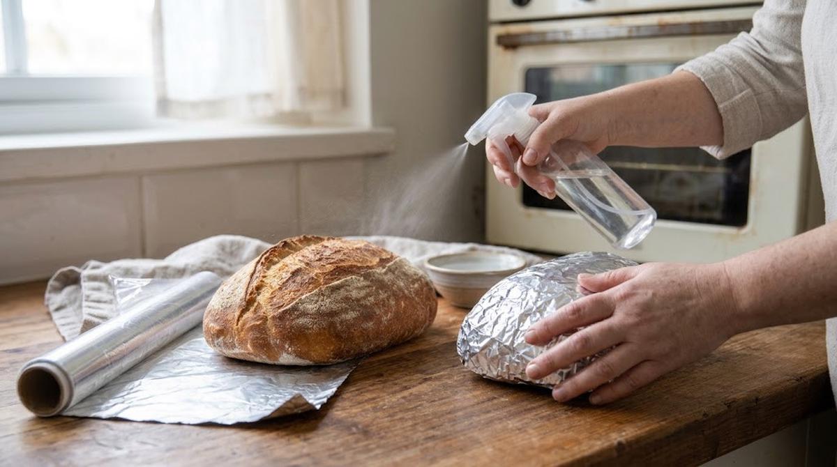 Hangatkan Kembali Roti yang Mulai Mengeras
