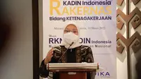 Rapat Kerja Nasional (Rakernas) Kamar Dagang dan Industri (KADIN) Indonesia Bidang Ketenagakerjaan di Jakarta (Istimewa)
