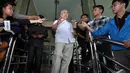 Isran Noor dipanggil KPK terkait kasus penerbitan izin perusahaan tambang batu bara PT Arina Kota Jaya di Kutai Timur, Kalimantan Timur, Jakarta, Senin (22/12/2014). (Liputan6.com/Miftahul Hayat)