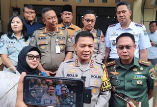 Kapolres Metro Depok, Kombes Abdul Waras (Dicky Agung Prihanto/Liputan6.com)