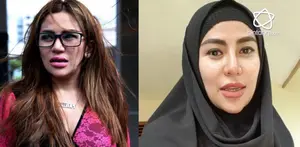 Penyanyi seksi Cinta Penelope mengenakan hijab, cantiknya bikin pangling.