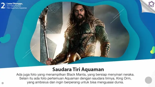[Bintang] Lama Ditunggu, Ini 5 Fakta Terbaru Film Superhero Aquaman