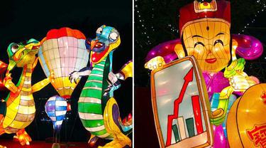 10 Foto Festival Lentera Imlek Penuh Warna Dan Ceria Fashion Fimela Com