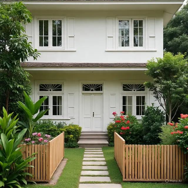 Desain Rumah Klasik Sederhana 2 Lantai