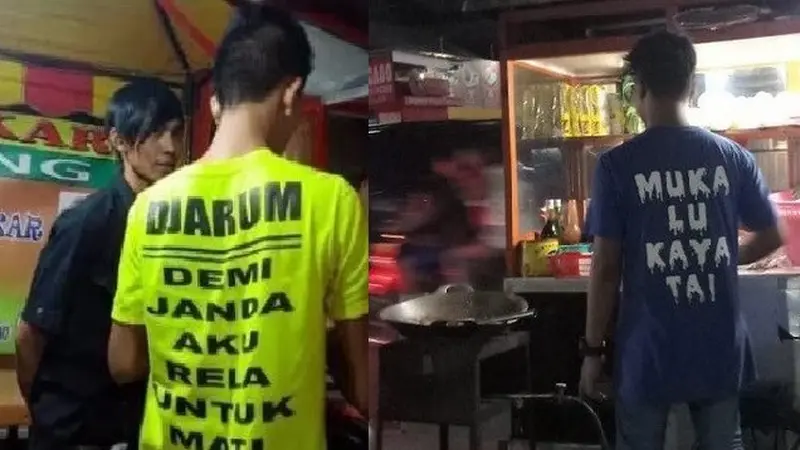 baju dengan tulisan nyeleneh