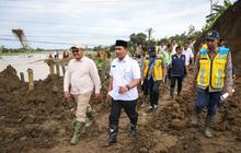 Percepatan Penutupan Tanggul Sungai Tuntang di Demak Ditargetkan Selesai Tiga Hari