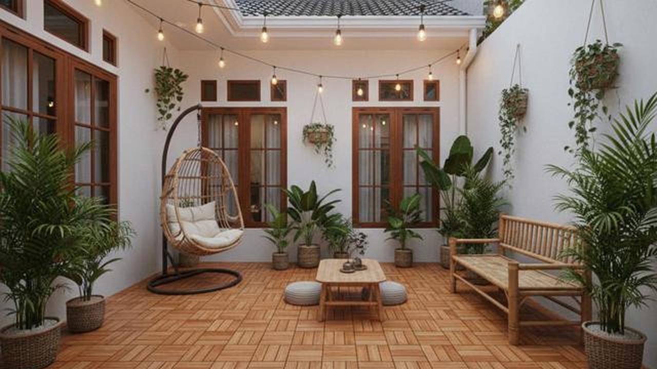 7 Halaman Belakang Rumah Kecil Tapi Estetik untuk Spot Foto Instagramable, Cocok Buat Nongkrong Santai di Rumah