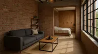 8 Rumah 5x7 Industrial Minimalis, Hunian Jadi Terasa Lapang dan Estetik