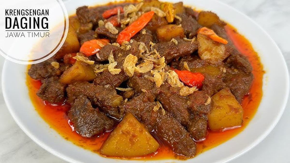 Krengsengan Daging