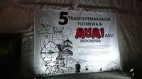 Pameran Mumi dan Tradisi Pemakaman di Pekan Kebudayaan Nasional 2019. (Liputan6.com/Dinny Mutiah)