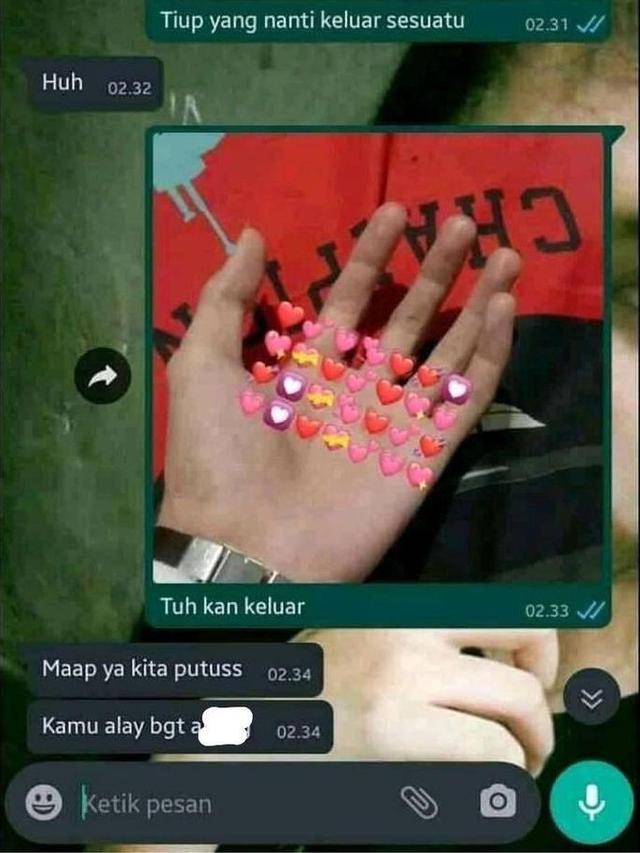 7 Chat WhastApp Pacar Minta Putus, Ada yang Tertawa Sambil Memukul