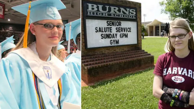 Ashley Dawn Loggins di hari kelulusan SMA | (c) amazonaws