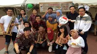 Di Festival Machikane  ini pelajar Indonesia membuat "Stand Makanan Selera Indonesia".