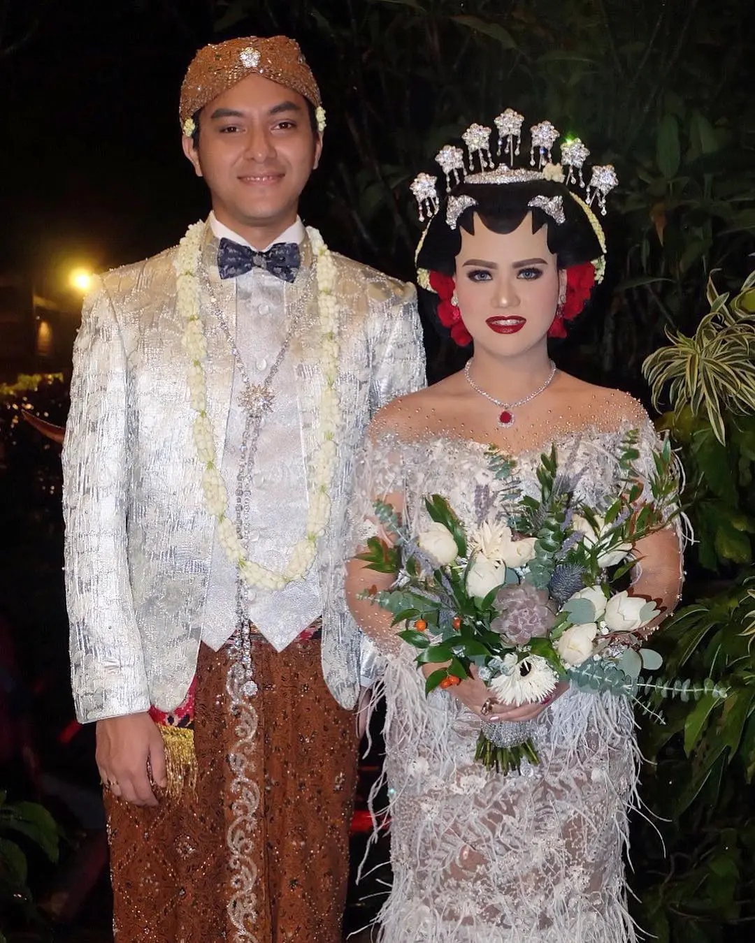 Mytha Lestari dan Barry Maheswara resmi menikah [foto: instagram.com/heksaw.makeover]