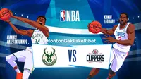 Saksikan Live Streaming NBA 2019 Milwaukee Bucks vs LA Clippers