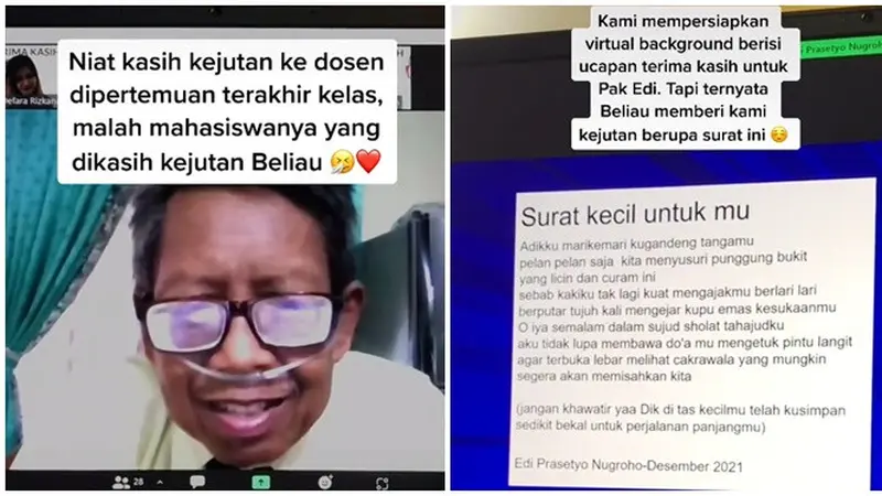 Dosen Ini Beri Surat Kecil Untuk Mahasiswanya Ketika Mengajar, Isinya Bikin Haru