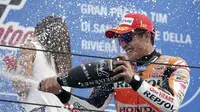 Ketepatan mengganti ban jadi kunci kemenangan Marc Marquez di MotoGP San Marino.