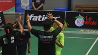 Presenter olahraga Valentino Simanjuntak atau yang lebih dikenal dengan nama Valentino Jebret bersama JebreeetMedia sukses menggelar turnamen bulutangkis bertajuk PB Ina Fun Tournament di Candra Wijaya International Badminton Center, Bumi Serpong Damai (BSD), Tangerang Selatan, pada 17-18 September 2022. (Istimewa)