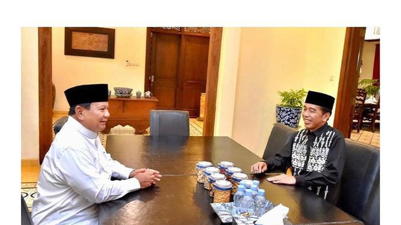 Silaturahmi Prabowo dan Jokowi di Solo.