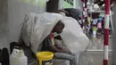 Badai Tropis Franklin menargetkan pulau Hispaniola yang berbagi dengan Haiti dan mengancam akan menyebabkan tanah longsor dan banjir besar. (AP Photo/ Odelyn Joseph)