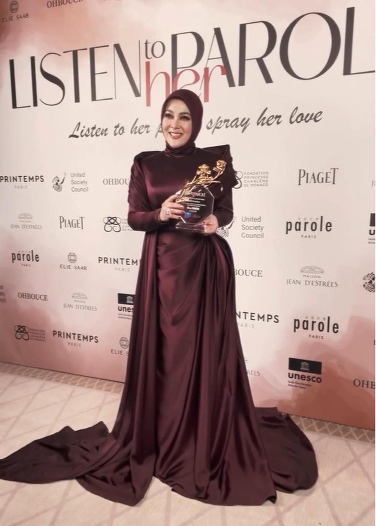 Syahrini Terbang ke Cannes, Paris untuk Terima Penghargaan Bergengsi dari UNESCO