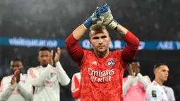 Anthony Lopes. Kiper berusia 31 tahun yang telah 10 musim memperkuat Lyon ini langsung menjadi pilihan utama di musim keduanya pada 2013/2014 hingga kini. Namun bersama Timnas Portugal yang telah 14 kali dibelanya, ia hanya jadi pilihan kedua di bawah kiper AS Roma, Rui Patricio. (AFP/Alain Jocard)