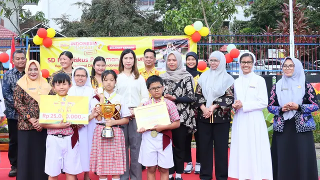 Juara Nasional DANCOW Indonesia Cerdas, SD Fransiskus 2 Pahoman Raih Apresiasi Pemkot Bandar Lampung