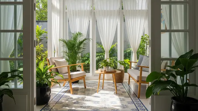 Semi Outdoor yang Menyegarkan