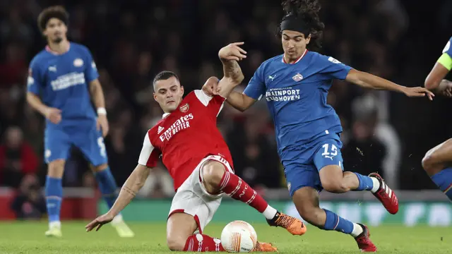 Foto: Menang Tipis Atas PSV Eindhoven, Arsenal Genggam Tiket Babak 16 Besar Liga Europa
