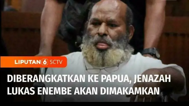 Mantan Gubernur Papua, Lukas Enembe meninggal dunia. Rencananya, jenazah Lukas diberangkatkan ke Papua hari ini untuk dimakamkan.