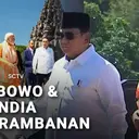 Presiden Prabowo dan Perdana Menteri India Kunjungi Candi Prambanan