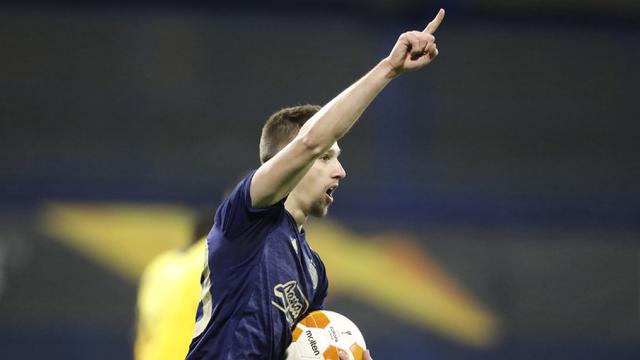 FOTO: Tak Didampingi Pelatih Utama yang Dibui, Dinamo Zagreb Sukses Singkirkan Tottenham - Mislav Orsic