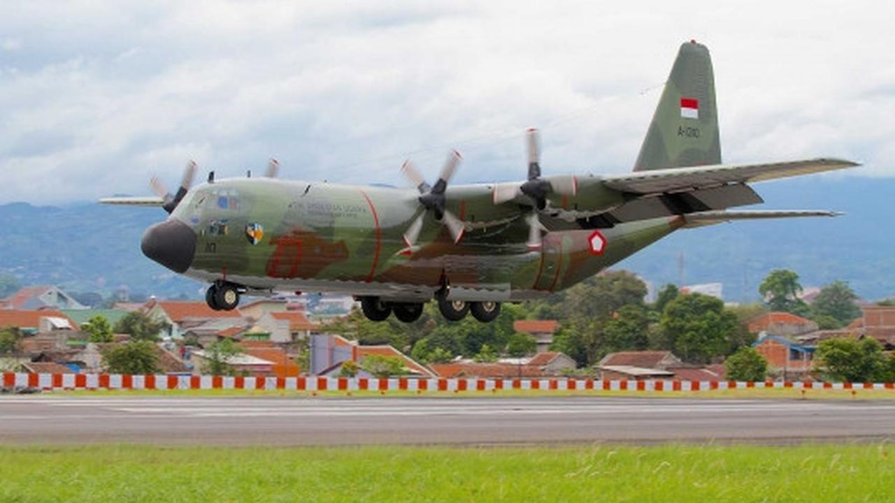 Ini Hercules A-1310 yang jatuh di Medan saat masih eksis