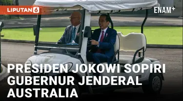 Jokowi Sopiri Gubernur Jenderal Australia Saat Keliling Istana Bogor