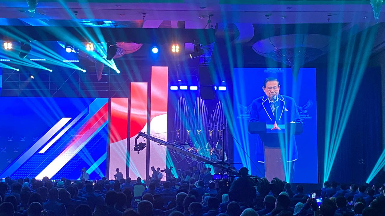 SBY di kongres demokrat