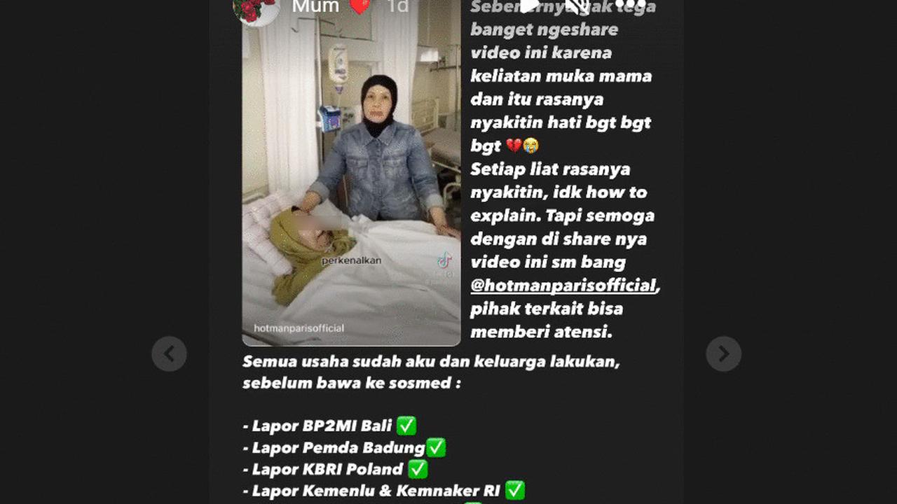 PMI Agus Listyaningsih diduga menjadi korban malpraktek di Polandia. Awalnya ia sakit amandel, namun kondisinya makin parah usai operasi.