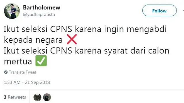 6 Curhat Konyol Warganet Ingin Daftar CPNS, Siap-Siap Ketawa Geli